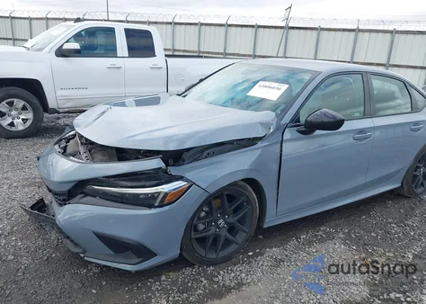 2024 Honda Civic Sport из США, поврежденный, VIN 2HGFE2F57RH502878